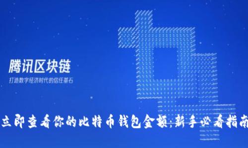 立即查看你的比特币钱包金额：新手必看指南