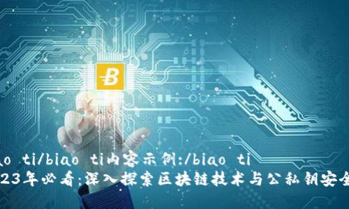biao ti/biao ti内容示例:/biao ti  
2023年必看：深入探索区块链技术与公私钥安全性